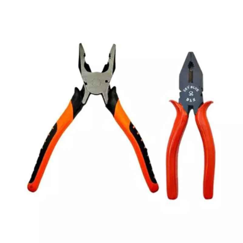 Sky Blue 2 Pcs 7.8 inch Lineman Plier Combo, SBE_PLIER_COMBOS_COMBO_423