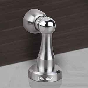 Plantex 4 inch Stainless Steel Matt Door Stopper for Home