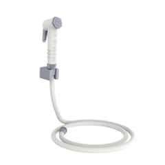 RN Grey White.1 Health Faucet Set with Hose Pipe & Wall Holder for Toilet Cleaning