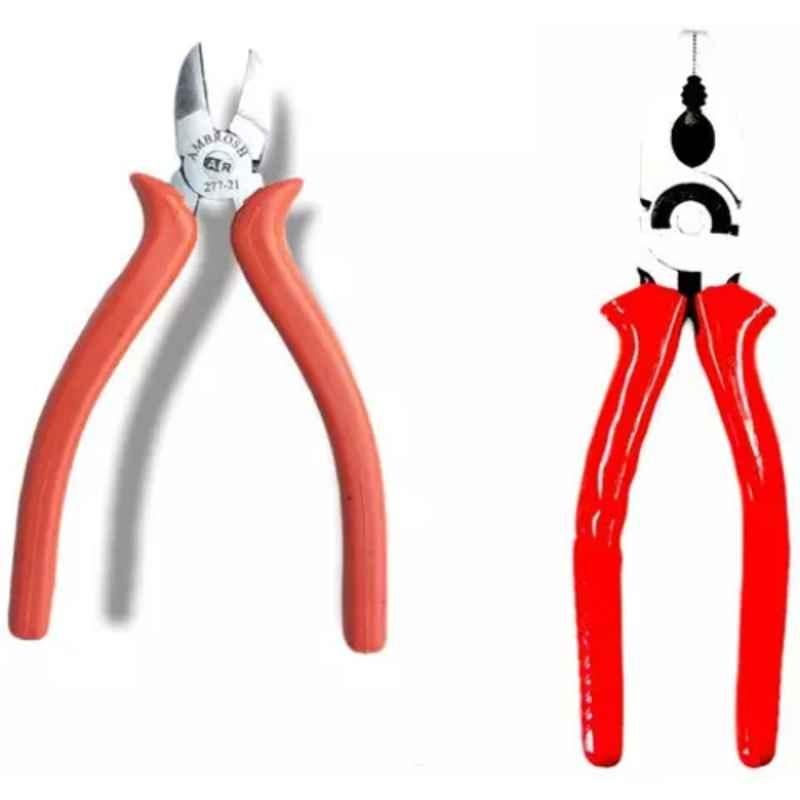 Sky Blue 2 Pcs 7.8 inch Lineman Plier Combo, SBE_PLIER_0407