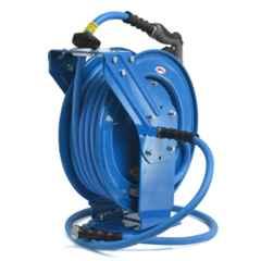 Zephyr 10mm 10m Rubber Blue Heavy Duty Auto Retractable Water Hose Reel with Dual Arm, ZWR1010DA