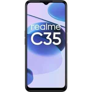 Realme C35 6.6 inch 6GB RAM/128GB Storage Glowing Black Smartphone