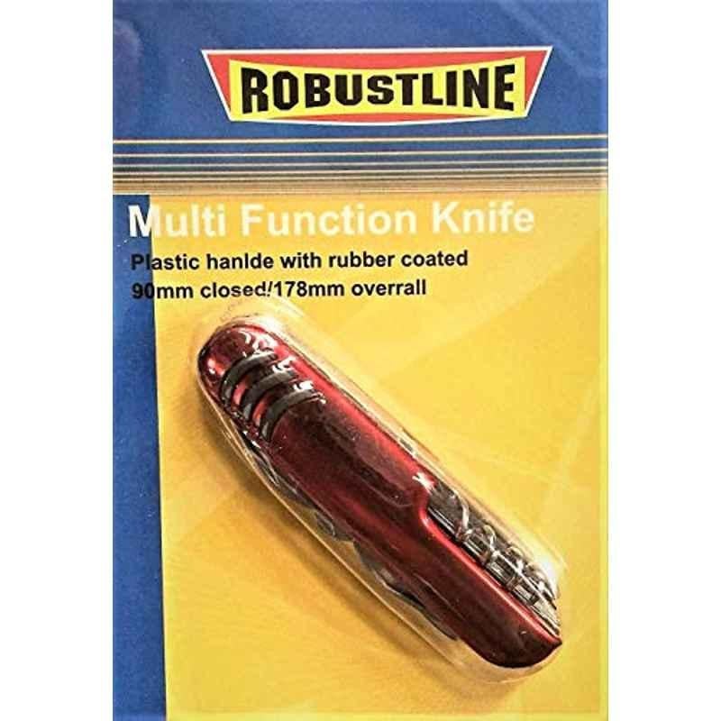 Robustline 11-In-1 Multifunction Swiss Knife, Multi-Tool Travelling Knife