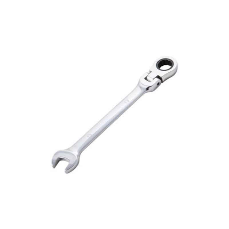 Beorol 13mm Steel Silver Wrench With Flex Head, KKRZ13