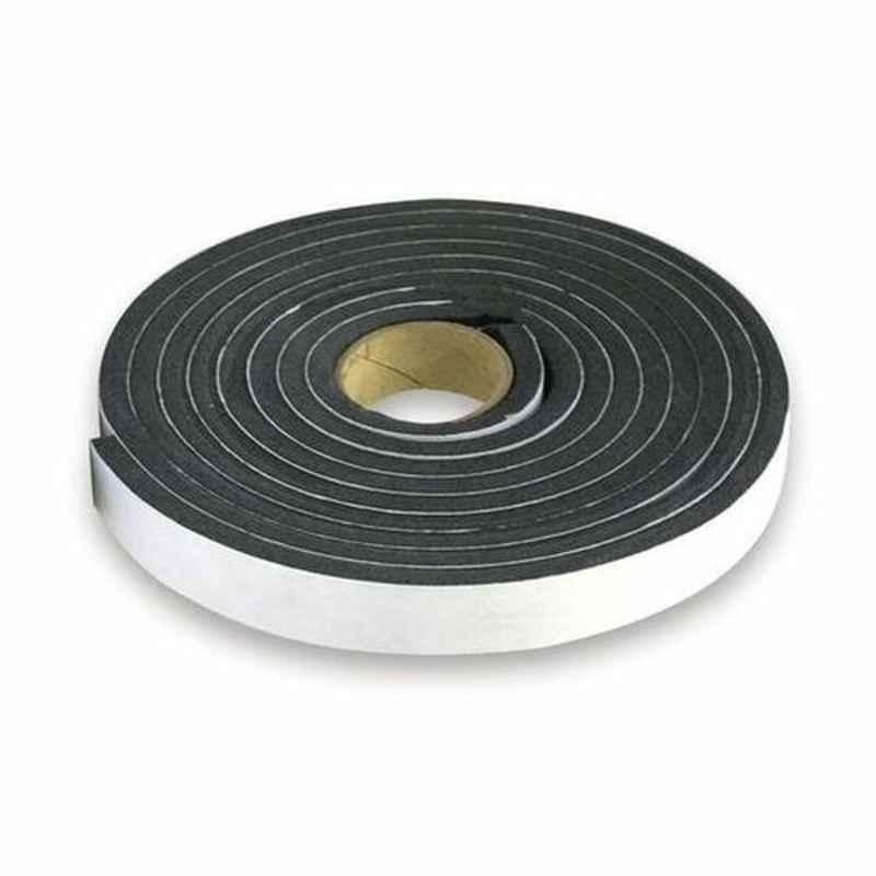 Single Sided Foam Tape, 3 mm, 24 mmx5 m, Black/White