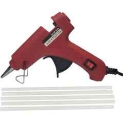 Gunstick 20W Red Glue Gun with 5 Pcs Transparent Glue Sticks
