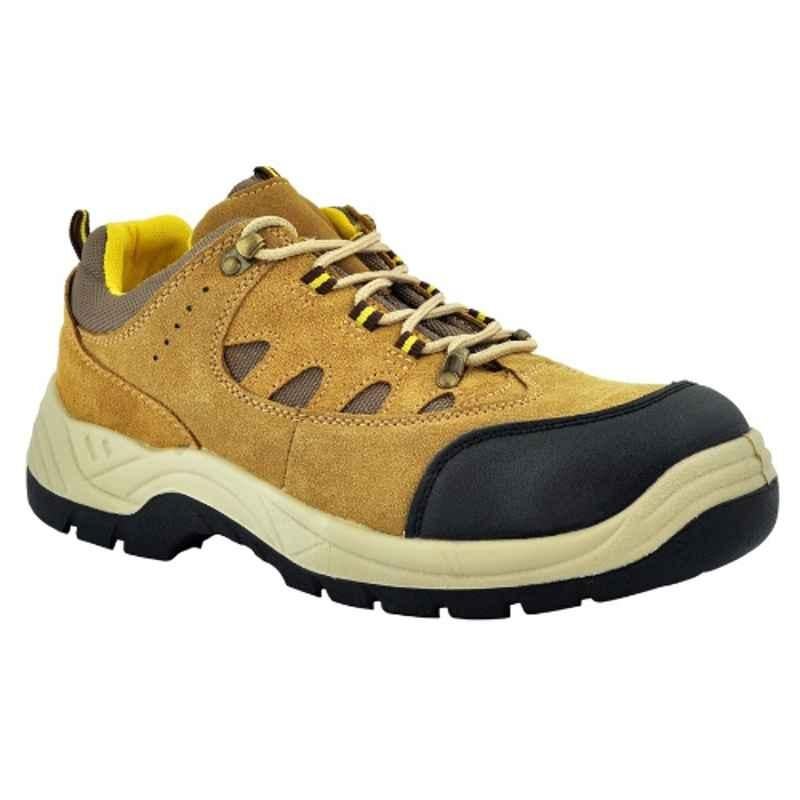 Vaultex VMH Steel Toe Honey Safety Shoes, Size: 44