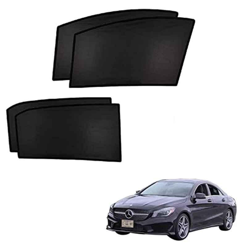 Kozdiko 4 Pcs Custom Fit Non Magnetic Curtains Mesh Car Sun Shade Set for Mercedes Benz CLA-Class