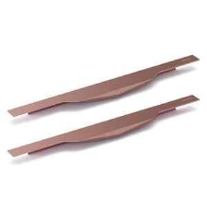 Plantex Profile Handle for Kitchen Cabinet/14 inch Aluminium Drawer Profile Handle/Wardrobe Pull Handle for Home/Office/Hotel - Pack of 2 (Rose Gold)