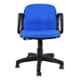 Caddy PU Leatherette Black & Blue Adjustable Office Chair with Back Support, DM 74 (Pack of 2)