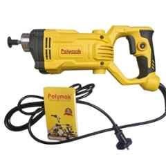 Polymak 2200W 50mm Black & Yellow Heavy Duty Concrete Vibrator with 3m Needle, PM50CV-3M