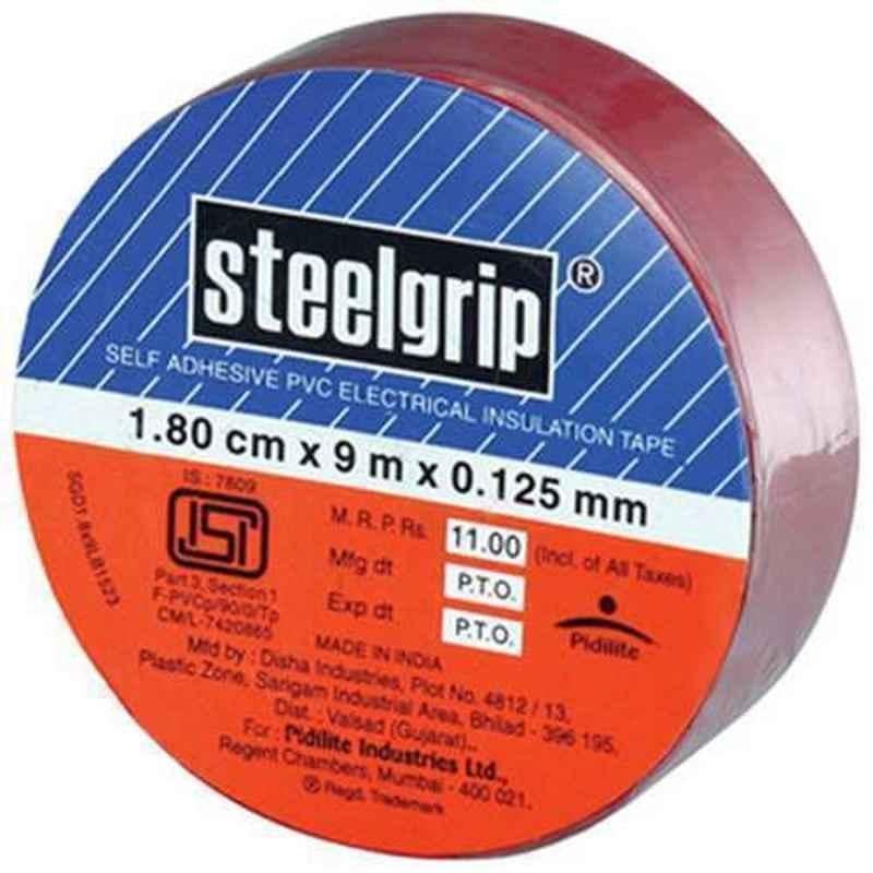 Steelgrip 3/4 inch PVC Black Insulation Tape, Length: 6.5 m (Pack of 30)