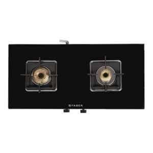 Faber Remo 2 Burners Manual Toughened Glass Top Cooktop