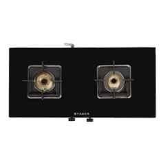 Faber Remo 2 Burners Manual Toughened Glass Top Cooktop
