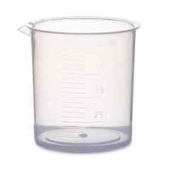 ELECOPTO 100ml Polypropylene Euro Design Beaker with Chemical Resistance (Pack of 6)