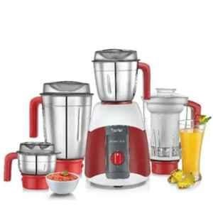 Prestige Elegant V2, 750W Red & White with 4 Jars Mixer Grinder, 42502