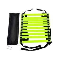 Forgesy Nylon, Plastic & Polyester Neon Yellow & Black Trampoline Ladder