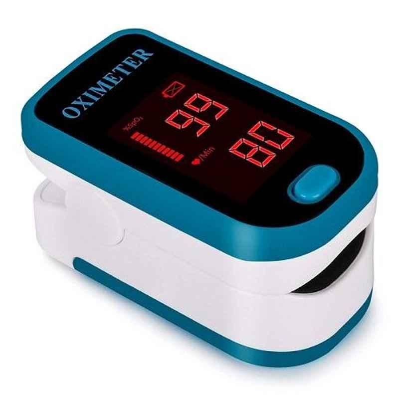 Sahyog Wellness M230 Blue & White Fingertip Pulse Oximeter with LED Display
