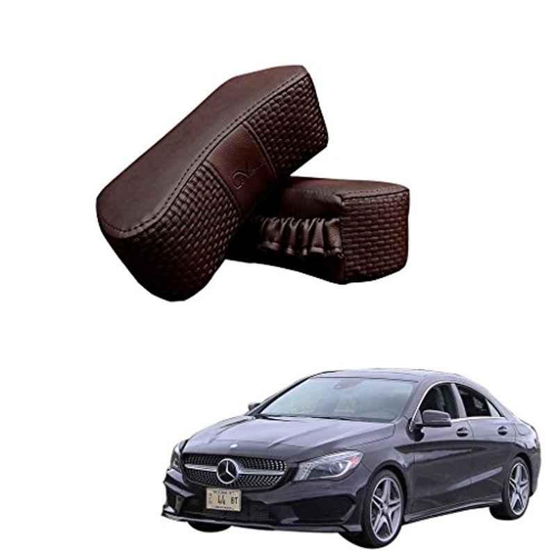 Kozdiko 2 Pcs Memory Foam Cola Neck Rest Cushion Pillow Set for Mercedes Benz CLA
