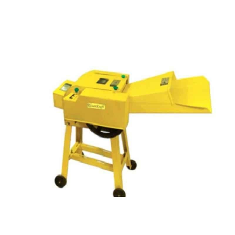 Kisan Agri India 400kg/hr 220-380V Iron Semi Automatic Mini Chaff Cutter without Motor