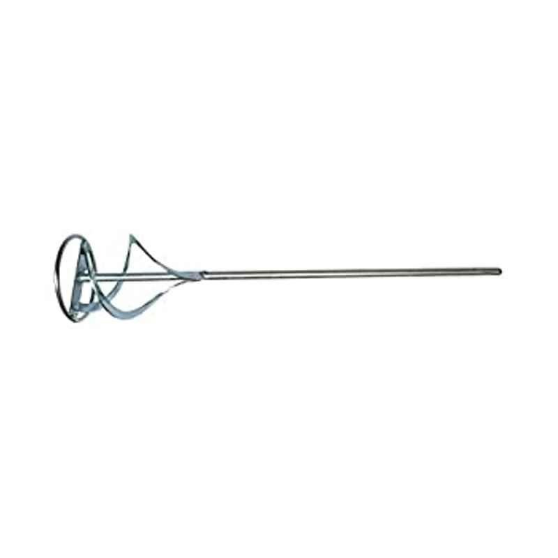 Krost Paint Mixer Rod, Stirrer Rod For Drill Machine/Rotary Hammer (15 inchX 3 inch, Medium, Steel Sliver)