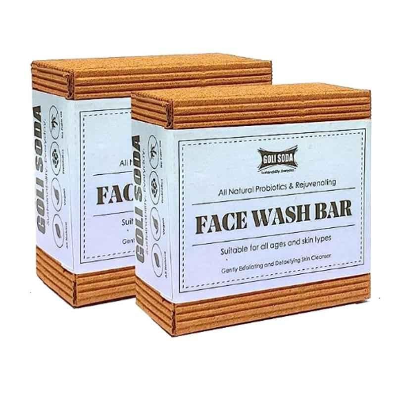 Goli Soda 90g All Natural Probiotics Face Wash Soap, GSFW001