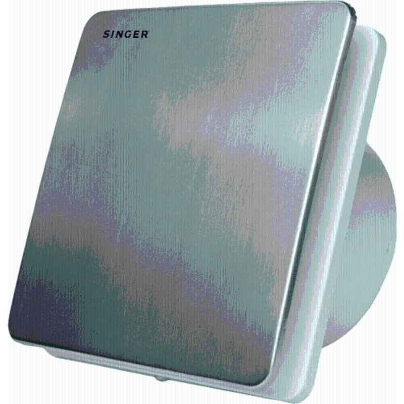 Singer Venti X 7.87 inch 26W 2300rpm Plastic Silver Exhaust Fan, Sweep: 150 mm