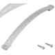 Aquieen 160mm Malleable Chrome Wardrobe Cabinet Pull Handle, KL-712-160-CP (Pack of 2)