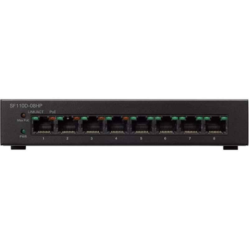 Cisco 8x10/100 Port Black Managed Network Switch, SF35208