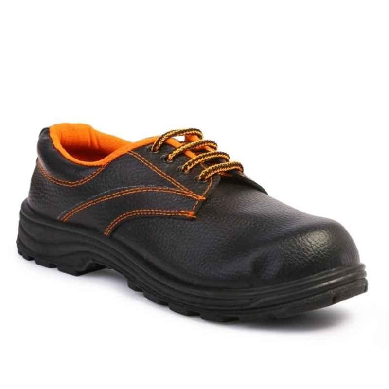 Safari Pro Safex Steel Toe Black Work Safety Shoes, Size: 7 (Pack of 24)