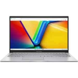 Asus X1504ZA-NJ522WS VivoBook 15 Cool Silver Laptop with Intel Core i5 12th Gen 8GB/512GB SSD/Windows 11 Home & 15.6 inch Display, 90NB1022-M00H00