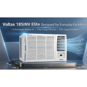 Voltas 1.5 Ton 5 Star Inverter Window AC, 185INV ELITE