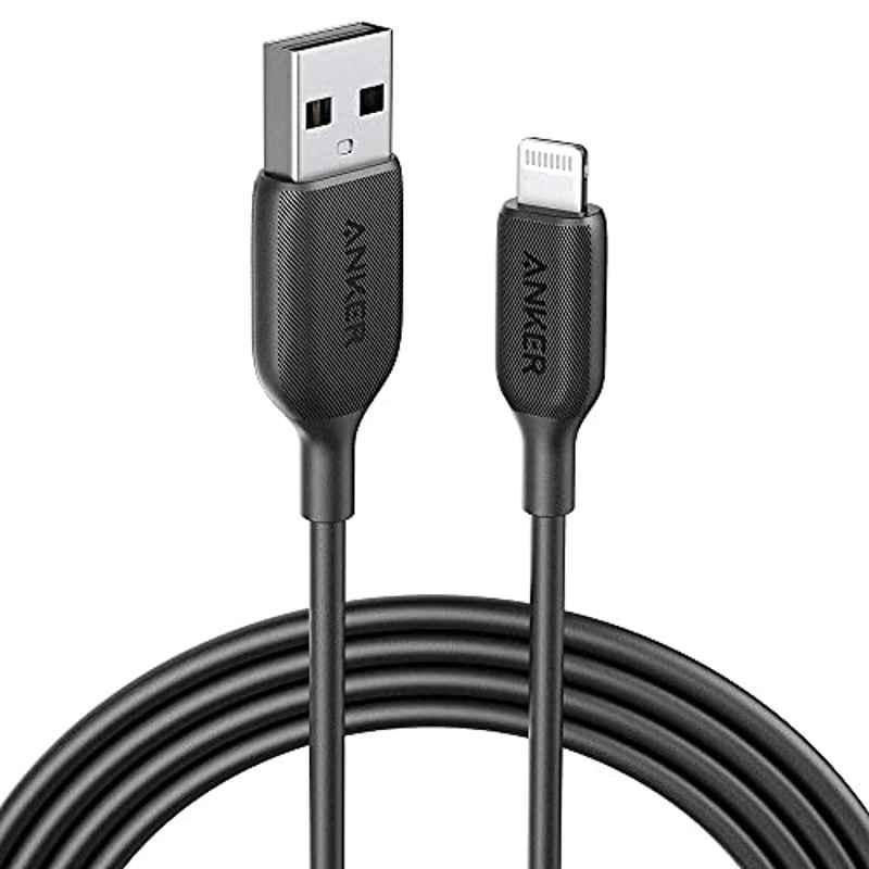 Anker PowerLine III 3ft Black USB to Lightning Cable, A8812H11