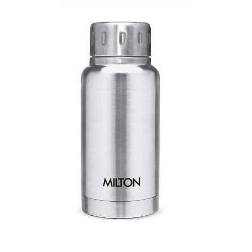  Milton Aura 1000 Thermosteel Bottle, 1.05 Litre, Black