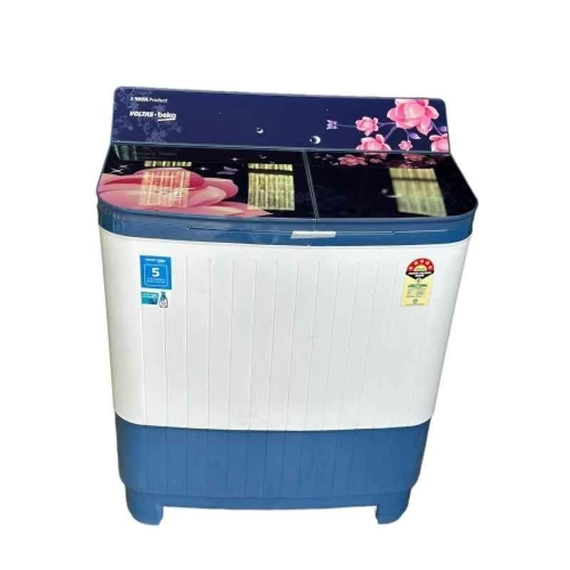 Voltas Beko 8kg Plastic Blue Top Load Semi Automatic Washing Machine, WTT80DBLG/BLSSWH5GBDE
