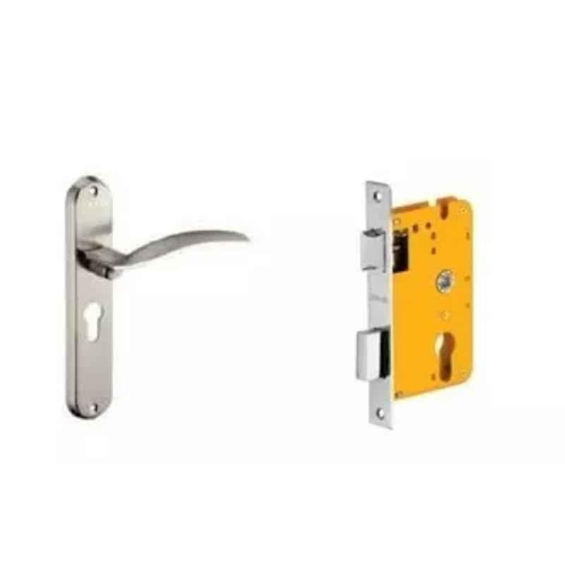 Dorset HL Series Celio 8 inch Stainless Steel Patina Finish Door Handle Lock Set with Mortise Latch (Pack of 4)