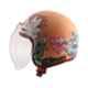 Axor Retro Jet Hawaii ABS Peach Open Face Helmet, AHRJHM, Size: M