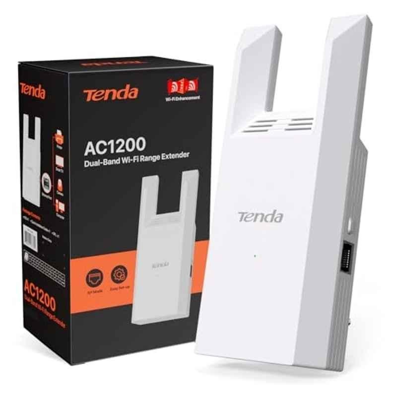 Tenda 1167Mbps AC1200 Dual Band Wi-Fi Range Extender with Ethernet Port, A19