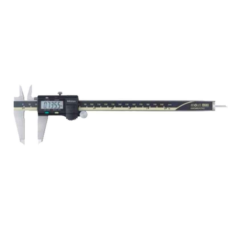 Mitutoyo 0-200mm Inch/Metric Dual Scale Absolute Digimatic Caliper without SPC Data Output, 500-164-30