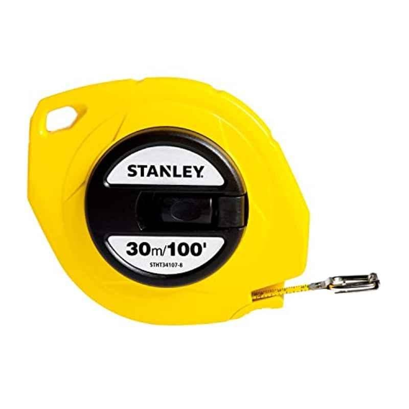 Stanley Stht34107-8 30m Yellow Stainless Steel Long Tape