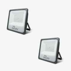 Murphy 150W 6500K Aluminium Cool White LED Flood Light for Outdoor (Pack of 2)