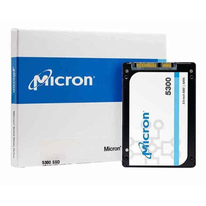 Micron 5300 PRO 480GB SATA 2.5 inch (7mm) Non-SED Enterprise SSD (Tray), MTFDDAK480TDS-1AW1ZABYYT