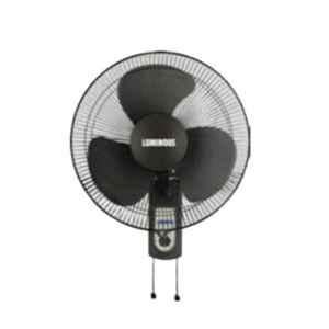 Luminous Speed Prime Black Wall Mounted Fan, Sweep: 400 mm