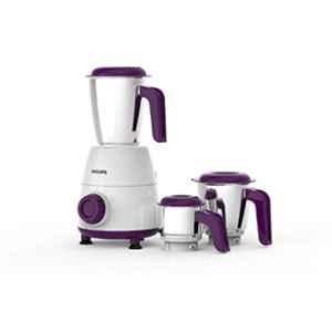 Philips 500W White Mixer Grinder with 3 Jars, HL7505/00