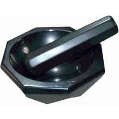 Lark 6 inch Agate Black Mortar & Pestle