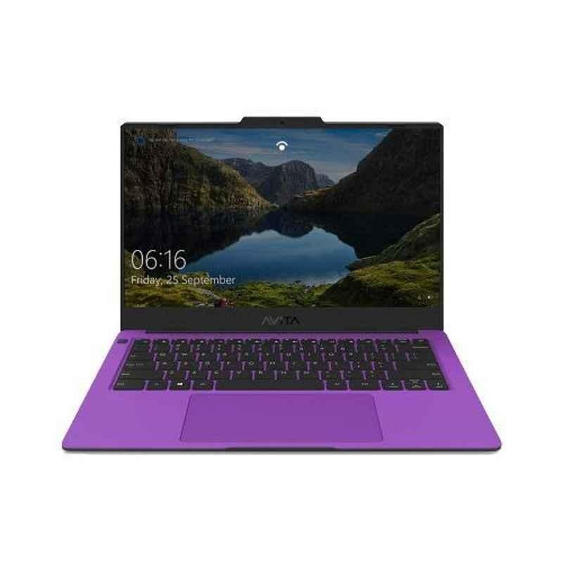 AVITA LIBER AMD Ryzen 5-3500U/8GB DDR4/512GB HDD & 14 inch Display Original Purple Laptop with 2 Years Warranty, NS14A8INV561-OPA