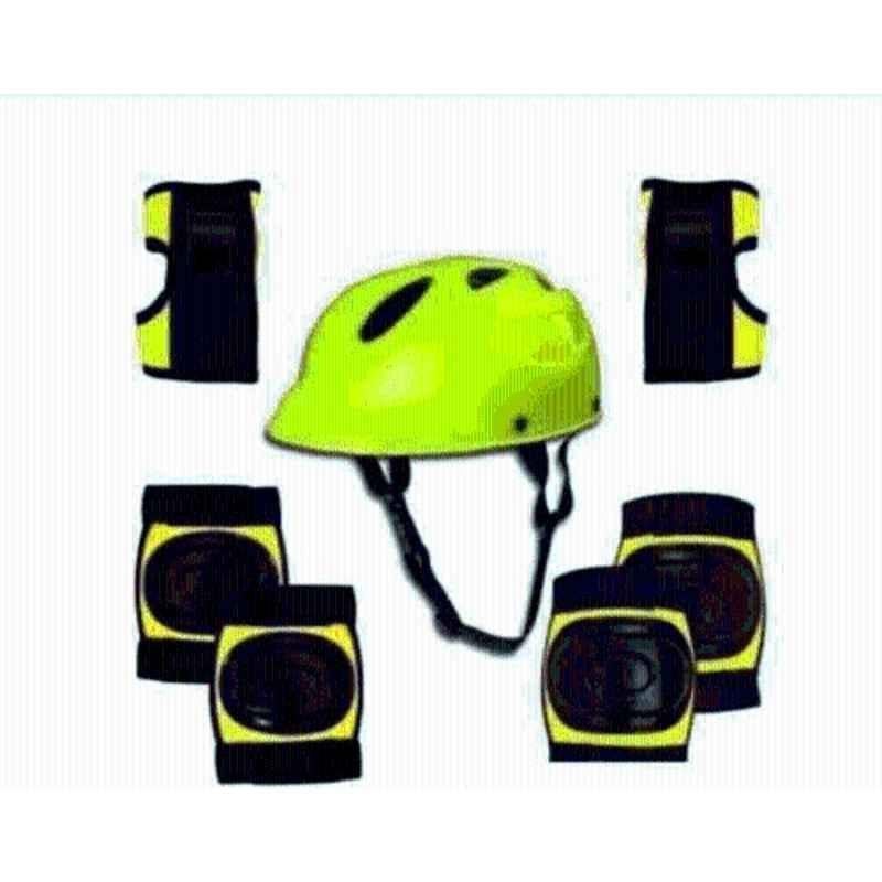 RB International Plastic & EVA Foam Green Neon Skating Kit Premiumm-365 Skating Kit