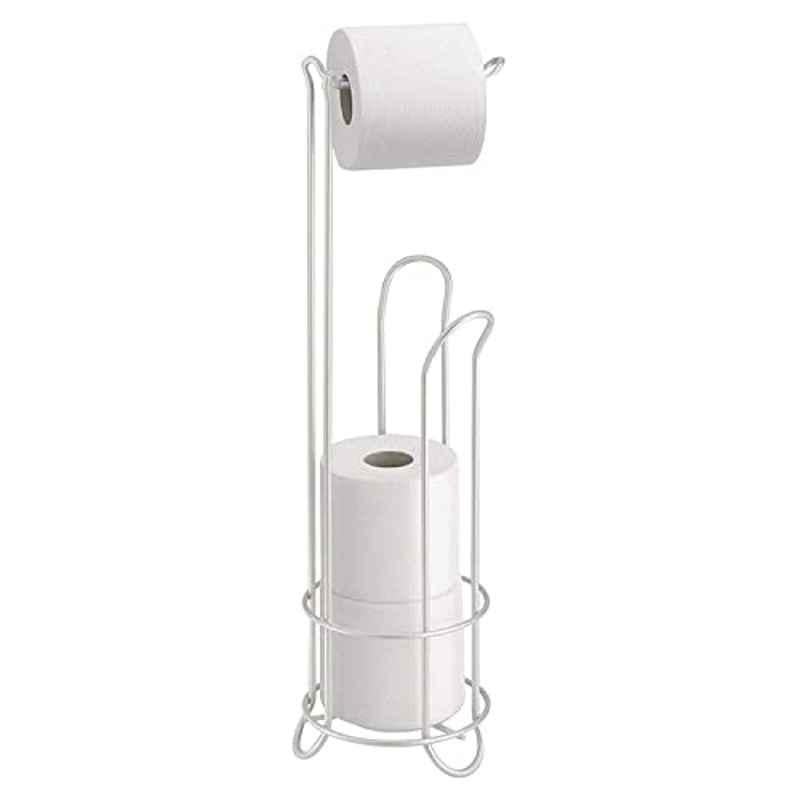 Interdesign Stainless Steel White Classic Roll Stand Plus Pearl