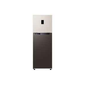 Samsung 301 Litre Bespoke Cotta Steel Beige & Cotta Steel Charcoal Double Door Refrigerator, RT34CB522C7/HL