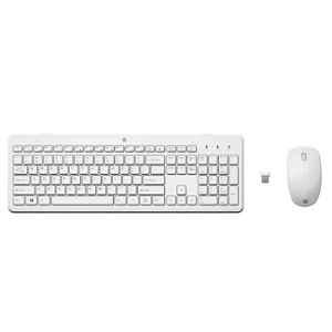 HP 230 Wireless White Keyboard & Mouse Combo, 3L1F0AA